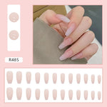 Long Natural Fake Nails