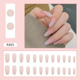 Long Natural Fake Nails