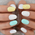 Pastel Fake Nails