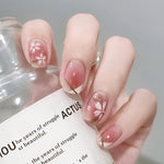 Floral Fake Nails