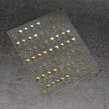 Gold Nail Art Stickers