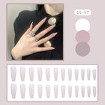 Long Natural Fake Nails